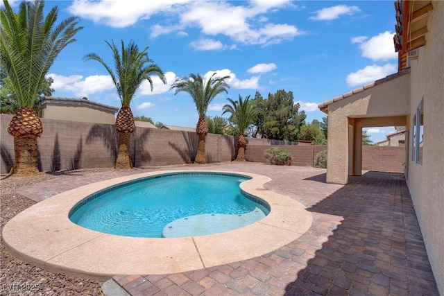 1208 Silver Bark Ave, North Las Vegas, NV 89081 - view of pool with a fenced backyard and a patio