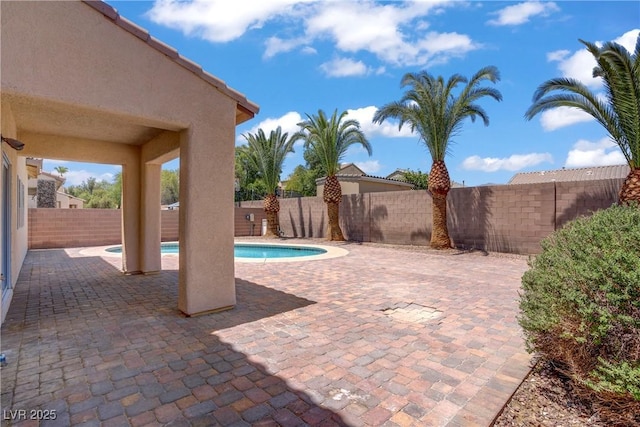 1208 Silver Bark Ave, North Las Vegas, NV 89081 - view of pool featuring a patio and a fenced backyard