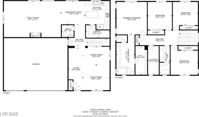 1208 Silver Bark Ave, North Las Vegas, NV 89081 - view of property floor plan