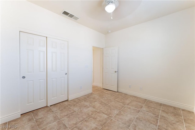4588 Dover Straight St, Las Vegas, NV 89115 - unfurnished bedroom with a closet and ceiling fan