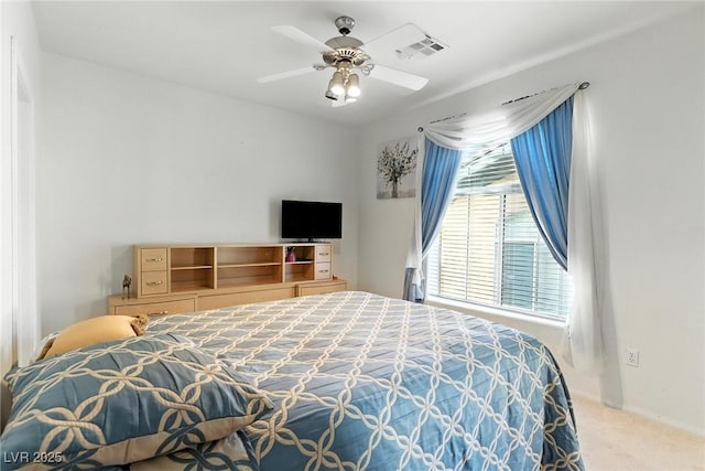 1713 Sky Of Red Dr Unit 201, Las Vegas, NV 89128 - carpeted bedroom with a ceiling fan