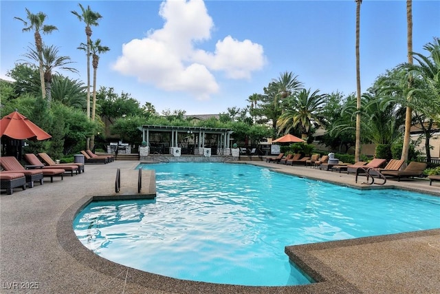 1713 Sky Of Red Dr Unit 201, Las Vegas, NV 89128 - community pool featuring a patio