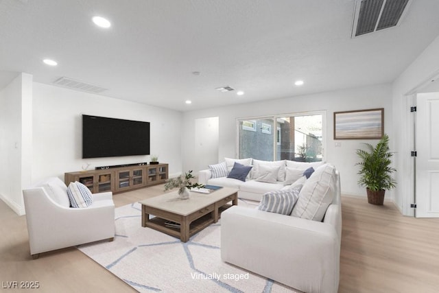 714 Lacy Ln, Las Vegas, NV 89107 - living area with wood finished floors and recessed lighting