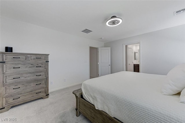 4133 Golden Fleece Ave, Las Vegas, NV 89141 - bedroom featuring light colored carpet and ensuite bath