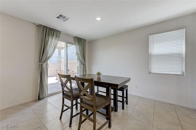 4133 Golden Fleece Ave, Las Vegas, NV 89141 - dining space with light tile patterned flooring and recessed lighting
