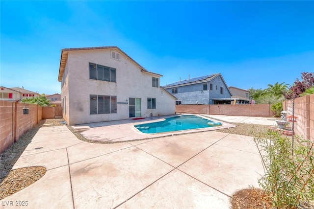 208 Glendon St, Henderson, NV 89074 - view of pool featuring a patio and a fenced backyard
