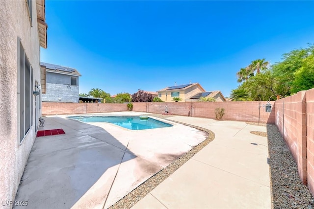 208 Glendon St, Henderson, NV 89074 - view of swimming pool with a fenced backyard and a patio area