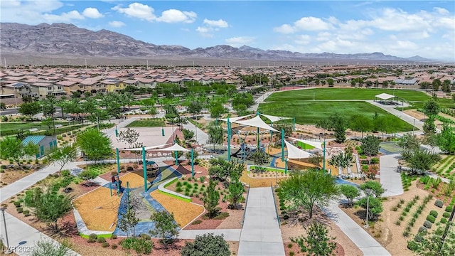 4650 Blaise Ave Unit 102, North Las Vegas, NV 89084 - aerial perspective of suburban area with mountains