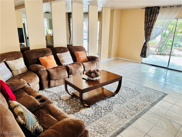 421 Courtney Ln, Las Vegas, NV 89107 - living area featuring light tile patterned floors