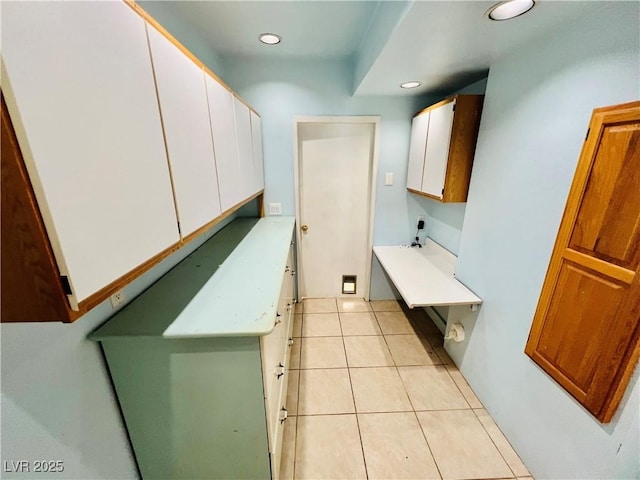 421 Courtney Ln, Las Vegas, NV 89107 - washroom featuring recessed lighting and light tile patterned flooring