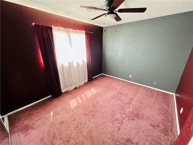 421 Courtney Ln, Las Vegas, NV 89107 - unfurnished room with ceiling fan and carpet flooring