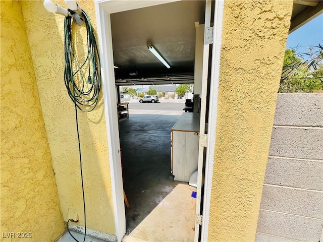 421 Courtney Ln, Las Vegas, NV 89107 - exterior view of stucco siding