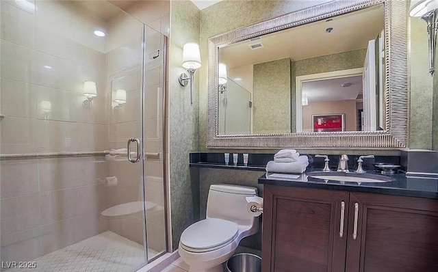 125 E Harmon Ave Unit 220, Las Vegas, NV 89109 - full bath with a stall shower and vanity