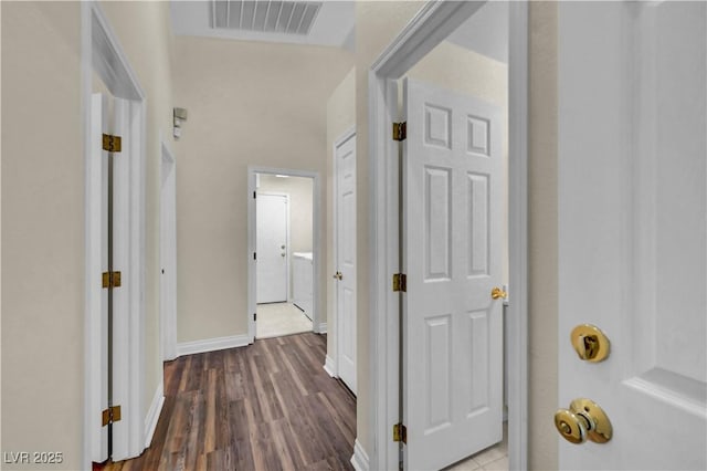 3520 Round Valley Way, Las Vegas, NV 89129 - hall with wood finished floors and baseboards