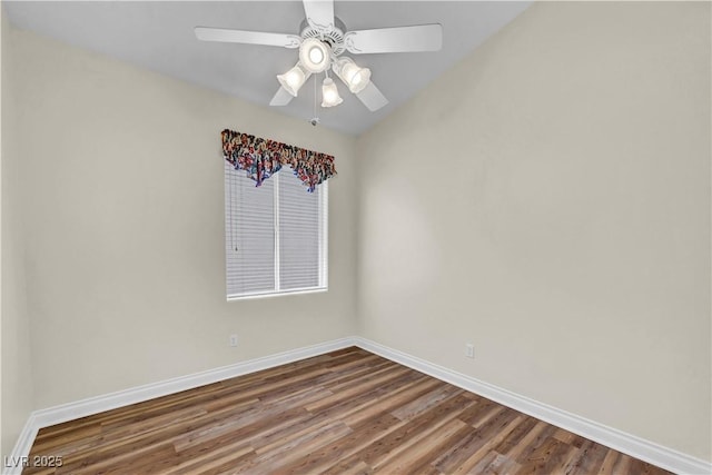 3520 Round Valley Way, Las Vegas, NV 89129 - unfurnished room featuring wood finished floors and ceiling fan