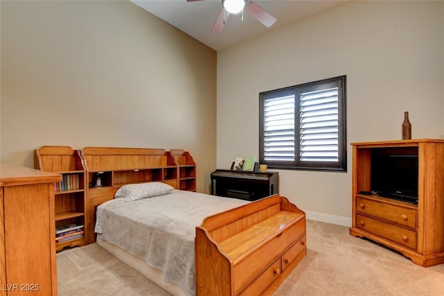 8465 Picket Ridge Ct, Las Vegas, NV 89143 - bedroom with carpet floors and ceiling fan