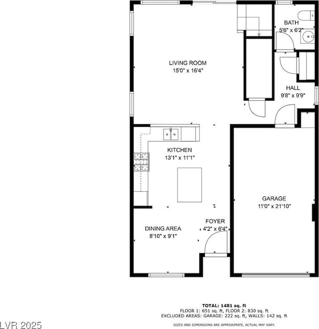 6443 Burlap Ct, Las Vegas, NV 89122 - view of property floor plan