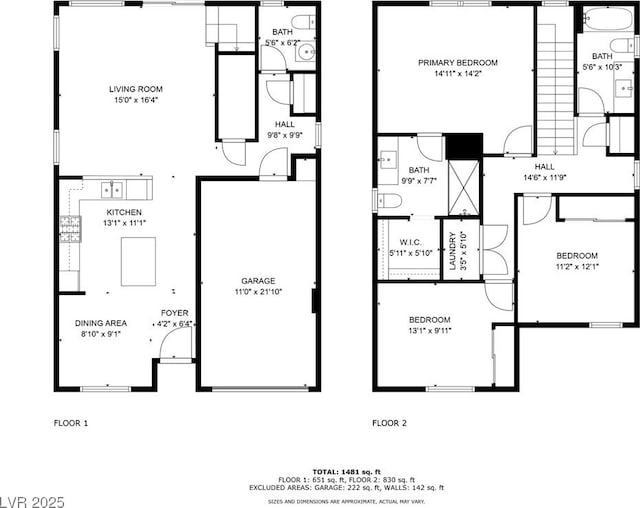 6443 Burlap Ct, Las Vegas, NV 89122 - view of property floor plan