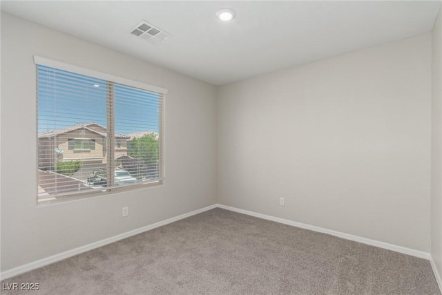 6443 Burlap Ct, Las Vegas, NV 89122 - carpeted spare room with baseboards and recessed lighting