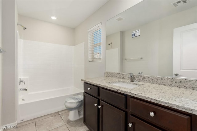 6443 Burlap Ct, Las Vegas, NV 89122 - full bath with vanity, tile patterned floors, and shower / bath combination