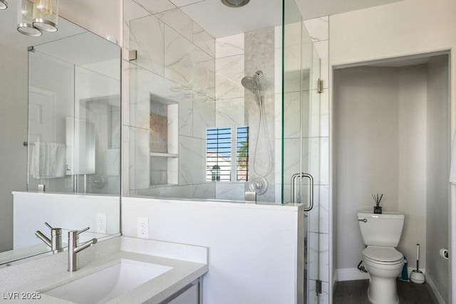 2228 Brighton Shore St, Las Vegas, NV 89128 - bathroom with vanity and a stall shower