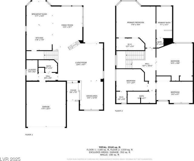 2228 Brighton Shore St, Las Vegas, NV 89128 - view of home floor plan