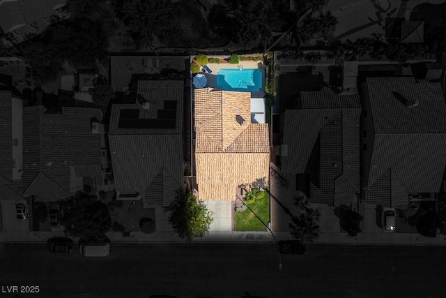 2228 Brighton Shore St, Las Vegas, NV 89128 - view from above of property with a pool