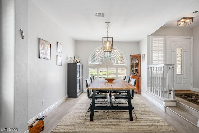 2228 Brighton Shore St, Las Vegas, NV 89128 - dining space featuring light wood-type flooring and baseboards