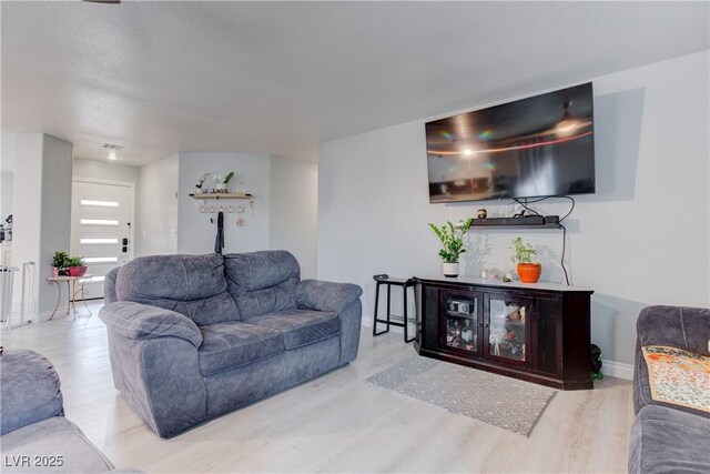 441 Groft Way, Henderson, NV 89015 - living room with wood finished floors