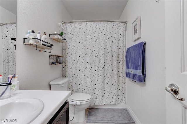 441 Groft Way, Henderson, NV 89015 - bathroom with vanity and a shower with shower curtain