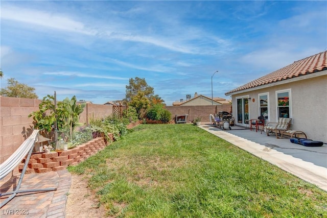 441 Groft Way, Henderson, NV 89015 - fenced backyard with a patio area