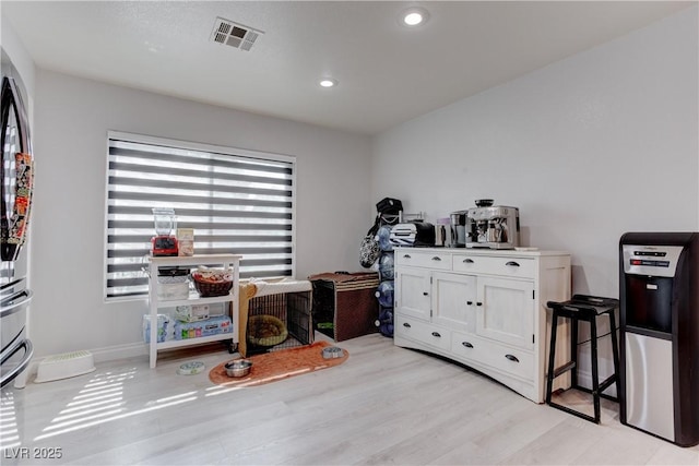 441 Groft Way, Henderson, NV 89015 - misc room with light wood-style flooring and recessed lighting