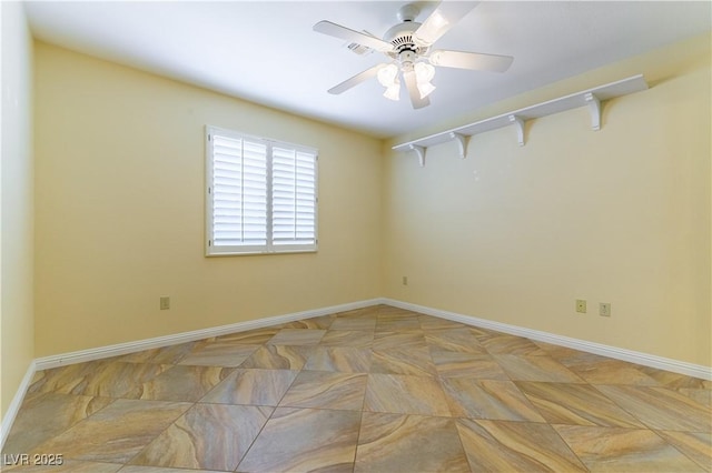 3016 Lotus Hill Dr, Las Vegas, NV 89134 - unfurnished room featuring ceiling fan and baseboards