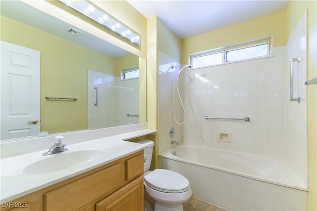 3016 Lotus Hill Dr, Las Vegas, NV 89134 - bathroom featuring vanity and shower / bathtub combination
