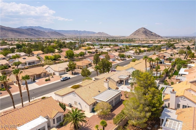 3016 Lotus Hill Dr, Las Vegas, NV 89134 - aerial perspective of suburban area with a mountainous background