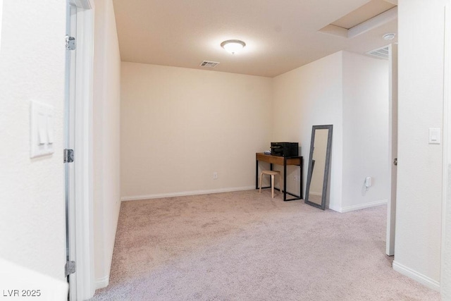 7331 Sunray Point St, North Las Vegas, NV 89084 - carpeted empty room featuring baseboards and attic access