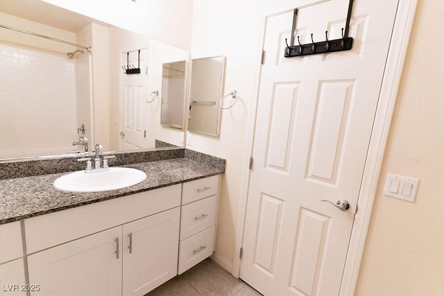 7331 Sunray Point St, North Las Vegas, NV 89084 - bathroom with vanity and tile patterned floors