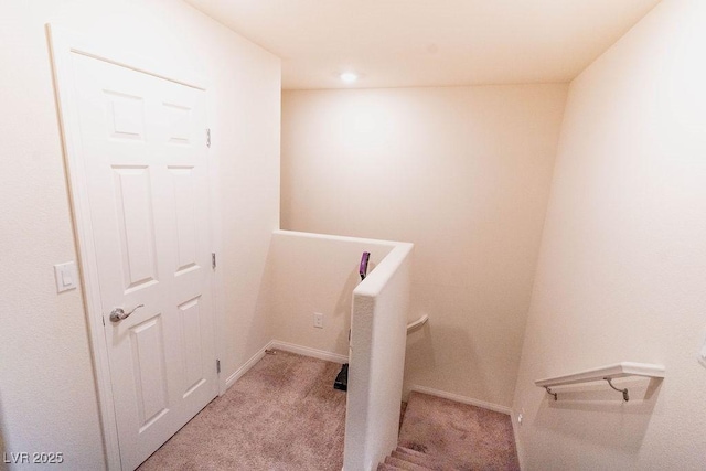 7331 Sunray Point St, North Las Vegas, NV 89084 - staircase featuring carpet and baseboards