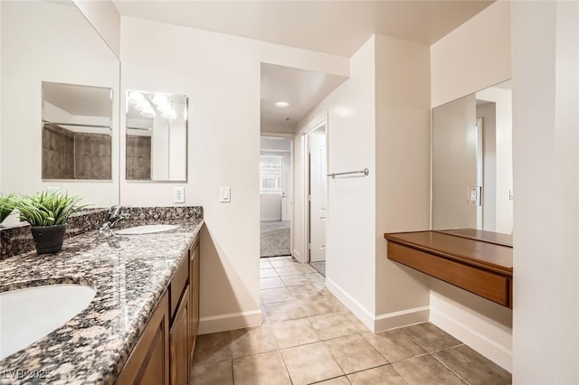 87 E Agate Ave Unit 208, Las Vegas, NV 89123 - full bathroom featuring double vanity and tile patterned flooring