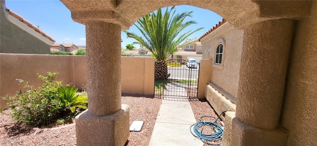 9204 Vosburgh Dr, Las Vegas, NV 89117 - view of patio with a gate