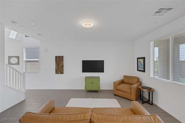 9827 Mojave Mountain St, Las Vegas, NV 89166 - living area featuring wood finished floors