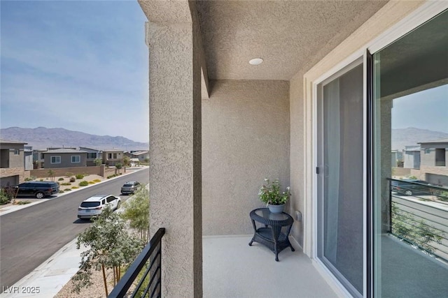 9827 Mojave Mountain St, Las Vegas, NV 89166 - balcony featuring a mountain view and a residential view
