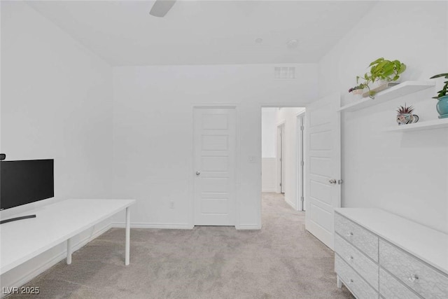 9827 Mojave Mountain St, Las Vegas, NV 89166 - carpeted office with ceiling fan and baseboards