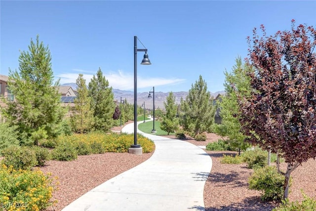 9827 Mojave Mountain St, Las Vegas, NV 89166 - view of community featuring a mountain view
