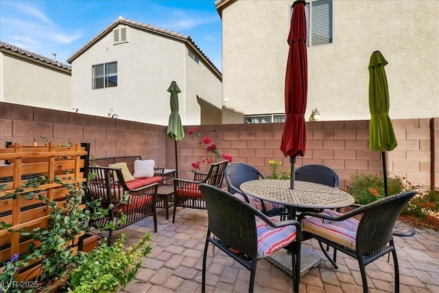 9916 Fallowdeer Ct, Las Vegas, NV 89149 - view of patio / terrace featuring outdoor lounge area and outdoor dining area