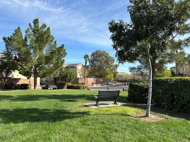9916 Fallowdeer Ct, Las Vegas, NV 89149 - view of community featuring a lawn