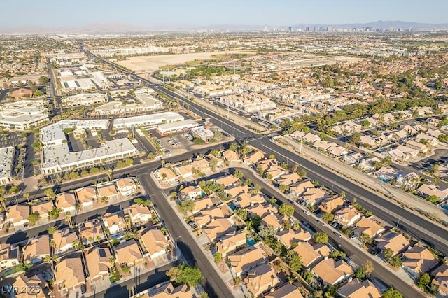 7824 Indian Cloud Ave, Las Vegas, NV 89129 - aerial view of property's location with nearby suburban area