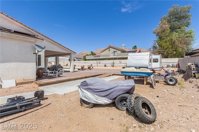 60 N Fogg St, Las Vegas, NV 89110 - view of yard with a patio