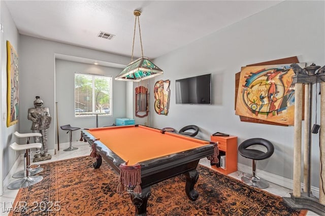 60 N Fogg St, Las Vegas, NV 89110 - playroom featuring billiards and tile patterned floors