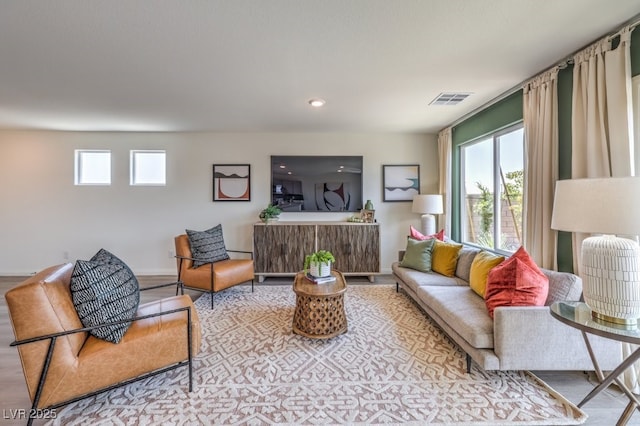 1321 Gable Falls Dr Unit 58, North Las Vegas, NV 89084 - living room featuring baseboards and recessed lighting